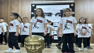 Kültür Kurumu İlkokulu öğrencileri Atatürkü andı