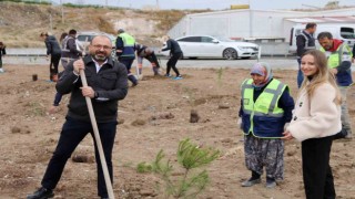 Kütahya OSBde fidanlar toprakla buluştu