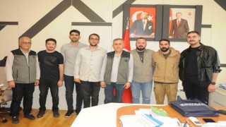 Kütahyada İHA uçuş ekibine teşekkür plaketi