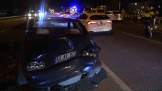 Kütahyada zincirleme trafik kazası: 1 yaralı
