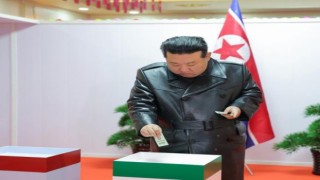 Kuzey Kore lideri Kim yerel seçimlerde oy kullandı