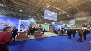 Londra Turizm Fuarında Kemer standına ilgi