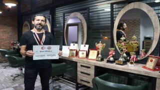 Malatyalı depremzede kuaför dünya şampiyonu oldu