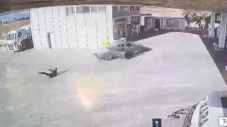 Manisada benzin istasyonunda korku dolu anlar