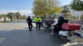 Manisada motosiklet ve scooter sürücülerine trafiğe çıkma yasağı