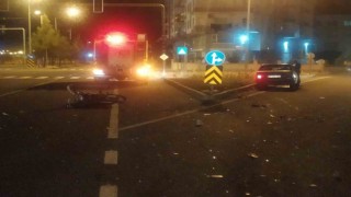 Mardinde otomobil ile motosiklet çarpıştı: 1 ölü, 1 yaralı