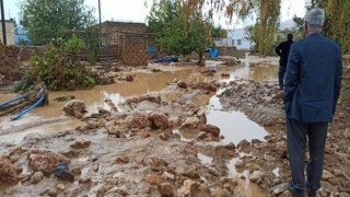 Mardinde su taşkını nedeniyle vatandaşlar zor anlar yaşadı