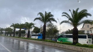 Marmariste yağmur etkili oldu
