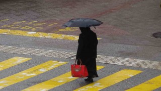 Meteorolojinin uyardığı Çankırıda sağanak yağış etkili oluyor