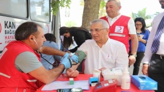 Mezitli kan bağışında bulundu