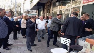 MHP İl Başkanı Muhammet Tekin esnafı ziyaret etti