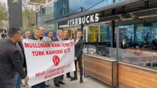 MHPliler Starbuckstaki gençleri Türk kahvesi içmeye davet etti
