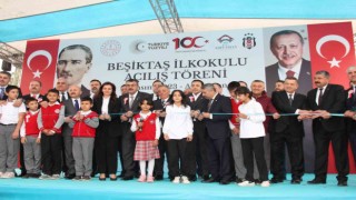 Milli Eğitim Bakanı Tekin, Beşiktaş Jimnastik Kulübünün yaptırdığı okulu açtı