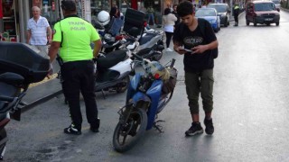 Motosiklet sürücüsüne ceza yağdı