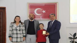 Muğlada resim yarışmasında öğrenciler ödüllerini aldı