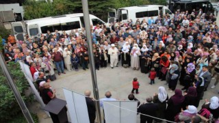 Muğlada Umreye giden vatandaşlar dualar eşliğinde uğurlandı