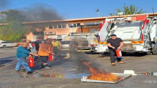 Muratpaşada yangın tatbikatı