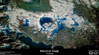 NASA astronotu uzaydan Nemrut ve Tatvanı fotoğrafladı