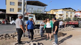 Nazilli İstiklal Mahallesi ASM çevresinde yollar yenileniyor