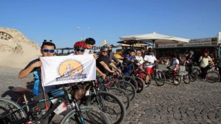 NEVÜ Bisiklet Kulübü Cumhuriyetin 100. Yılı için pedal çevirdi