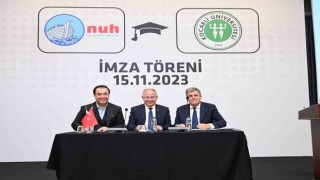 Nuh Çimento Grubu ile Kocaeli Üniversitesi arasında iş birliği imzaları atıldı
