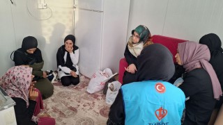 OKÜ Öğrencilerinden Depremzede Ailelere Ziyaret