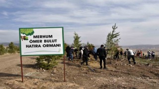 Ömer Dedenin adı 2 bin 23 fidanla yaşatılacak