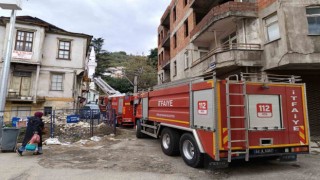 Orduda çatı yangını ekipleri harekete geçirdi