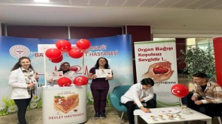 Organ Bağışı Haftası dolayısıyla stant açıldı vatandaşlar bilgilendirildi