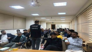 Osmaniyede vatandaşlara uyuşturucu ve madde bağımlılığı ile mücadele eğitimi