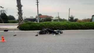 Otomobil ile motosiklet çarpıştı: 1 yaralı