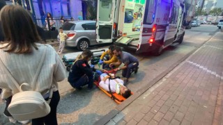 Otomobil ile motosiklet çarpıştı: 2 yaralı