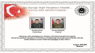 Pençe-Kilit operasyon bölgesinde 2 asker şehit oldu