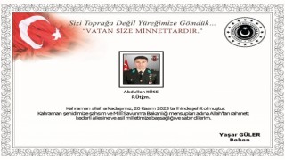 Pençe-Kilit operasyonu bölgesinde bir asker şehit oldu