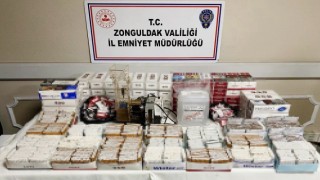 Polis baskınında litrelerce kaçak alkol ele geçirildi