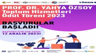 Prof. Dr. Yahya Özsoy Toplum Hizmetleri Ödül Töreni 2023 başvuruları başladı
