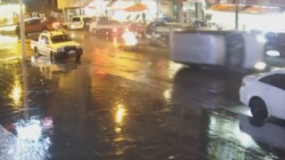 Rizedeki kaza güvenlik kameralarına yansıdı