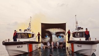 Samandağda Atatürke saygı zinciri