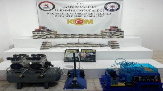 Samsunda 35 bin 600 adet makaron ele geçirildi