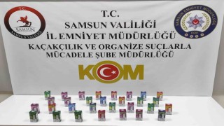 Samsunda gümrük kaçağı elektronik sigara ele geçirildi