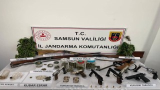 Samsunda jandarmadan uyuşturucu operasyonu: 3 gözaltı