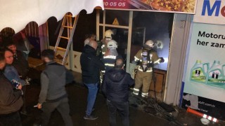 Sanayi sitesinde korkutan yangın