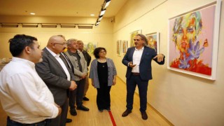 SANKO Sanat Galerisinde bakışlar temalı resim sergisi