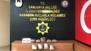 Şanlıurfada 4 kilo 400 gram uyuşturucu ele geçirildi