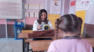 Sarıgölde öğrencilere göz sağlığı taraması devam ediyor