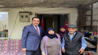 Şehit ailesinin acılarına ortak oldu