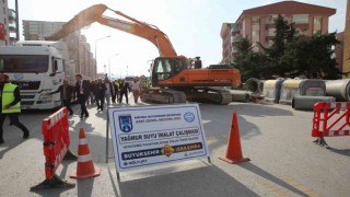 Şehit Mehmet Çavuş Caddesinde 10 yıllık sel çilesi son buluyor