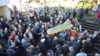 Siirtte maden ocağındaki göçükte hayatını kaybeden mühendis Giresunda toprağa verildi