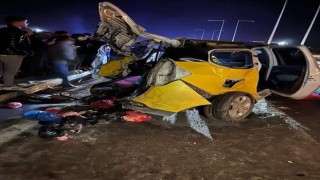 Şırnak Silopi'de feci kaza: 2 ölü, 1i ağır 5 yaralı