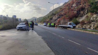 Sökede zincirleme kaza: 1 yaralı